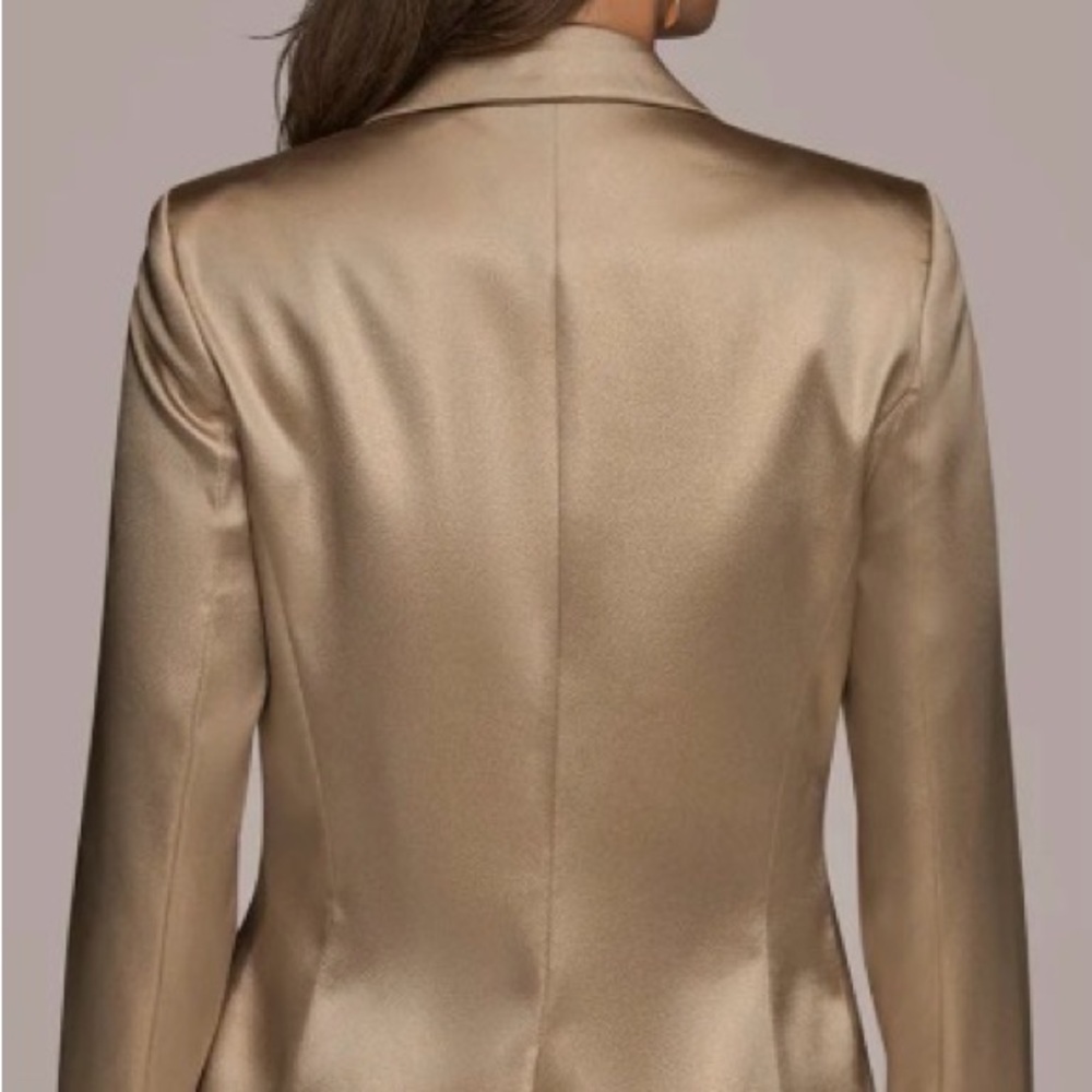 Donna Karan One Button Blazer - image 2